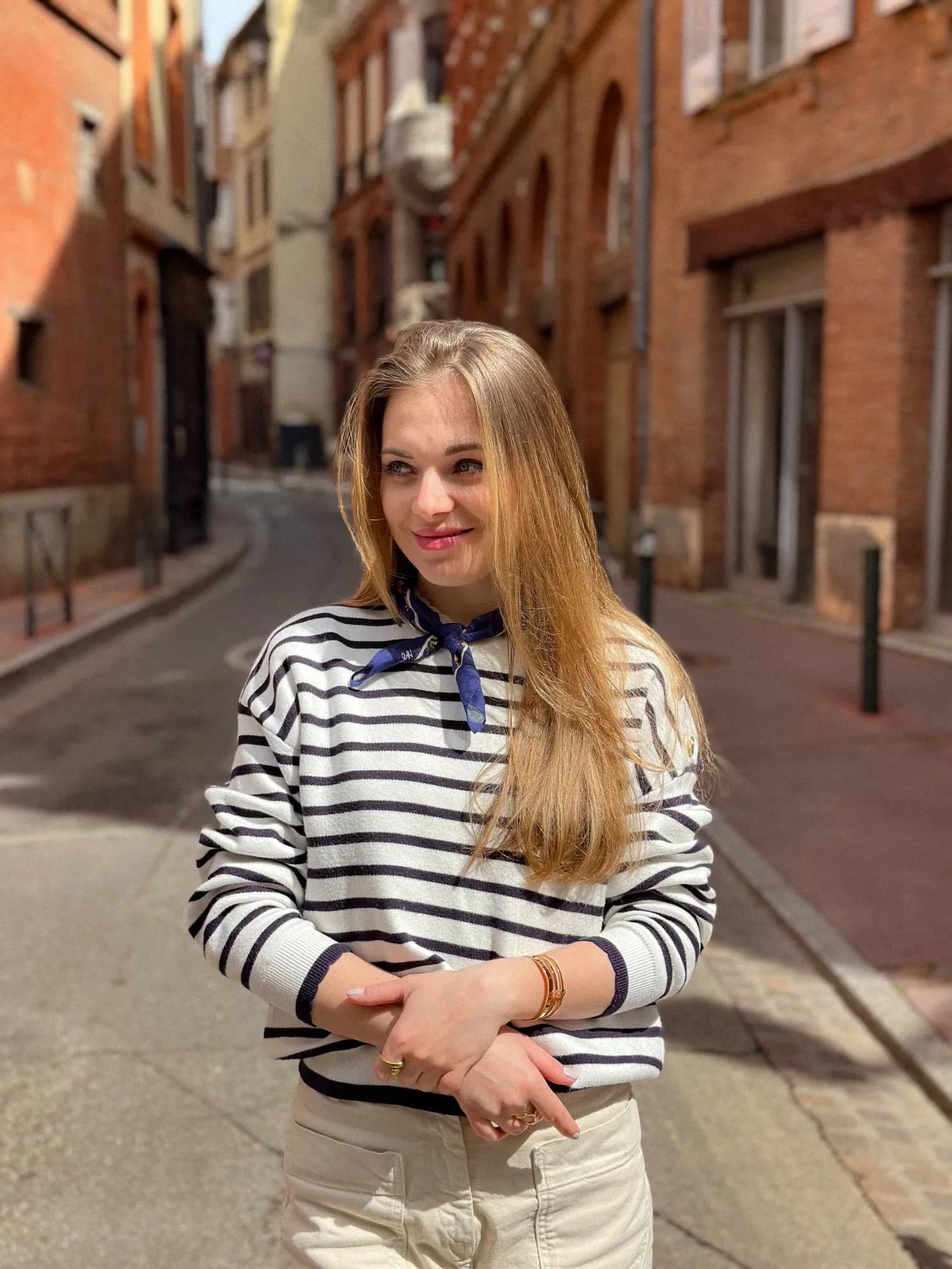 Ангелина Лукаш на улице Тулузы